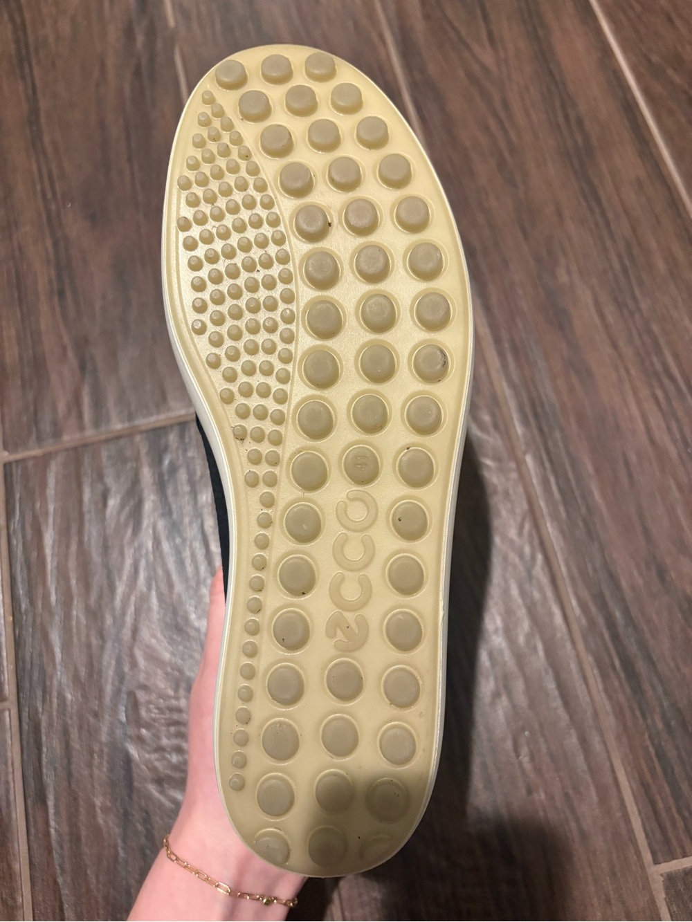 Ecco Black Suede Slip-On Sneakers - Picture 6 of 7